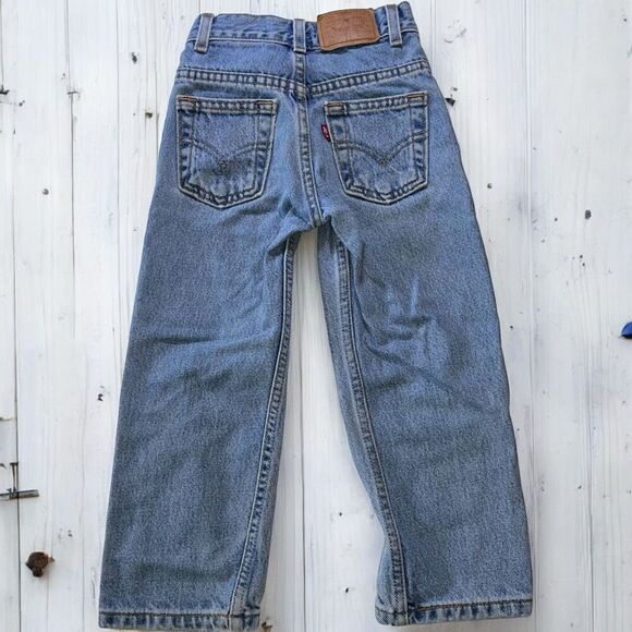 Levi's Other - Vintage Levi’s Levis 550 Blue Jeans Youth Kids Denim Jeans Size 5 Boys
